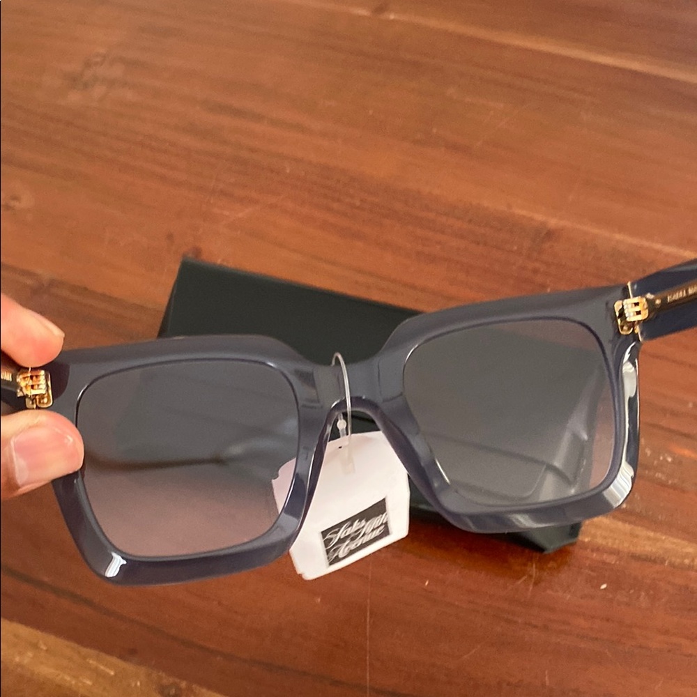 Isabel Marant Eyewear logo-plaque square-frame sunglasses - Picture 13 of 14